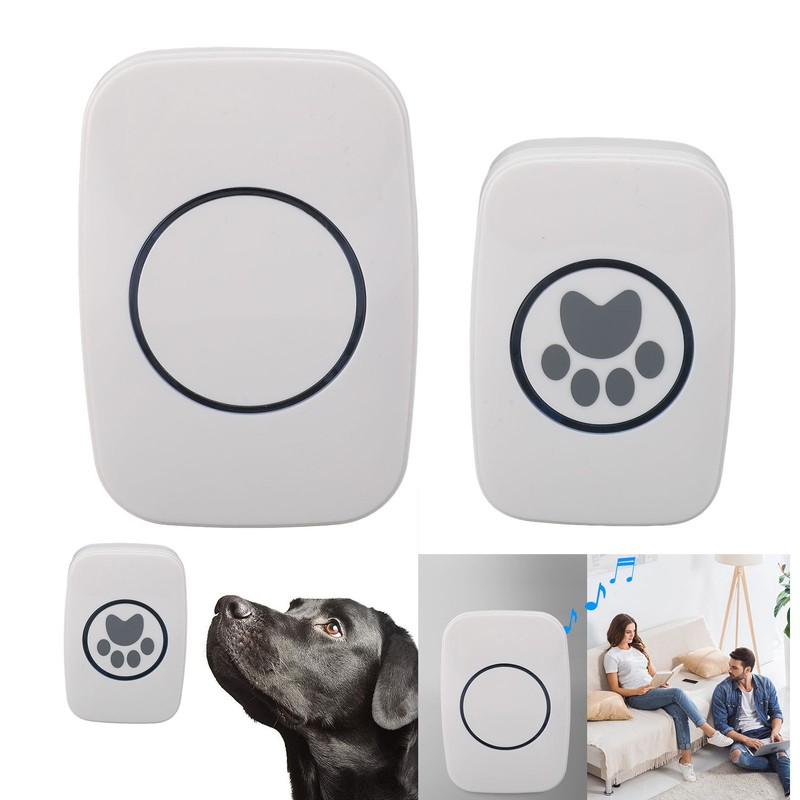 Smart Dog Door Bell Portable Intelligent Sensing Wireless Dog Doorbell