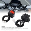 Motorcycle Handlebar Switch 7/8in Turn Signal Horn High Low Beam