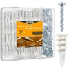 KURUI #8 Self Drilling Drywall Anchors with Screws Kit, Heavy
