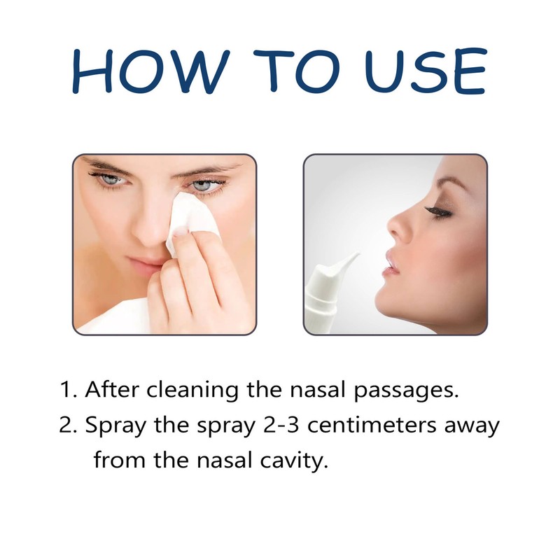 3Pcs Nasal Spray 18ml Gentle Fine Mist Allergy Relief Nose