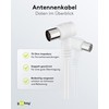 Goobay 11521 Angled Antenna Cable, Satellite Connection Cable, Satellite Cable,