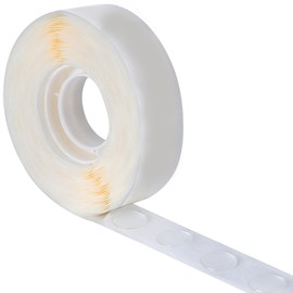 AITOLY Two-Sided Adhesive Dots for Crafts, Balloons, Holiday Party Decorations, Clean Removable Non-Marking (100pc, Diameter :0.4IN)