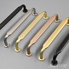 Alzassbg 10 Pack Champagne Copper Cabinet Handles, 5 Inch(128mm) Hole