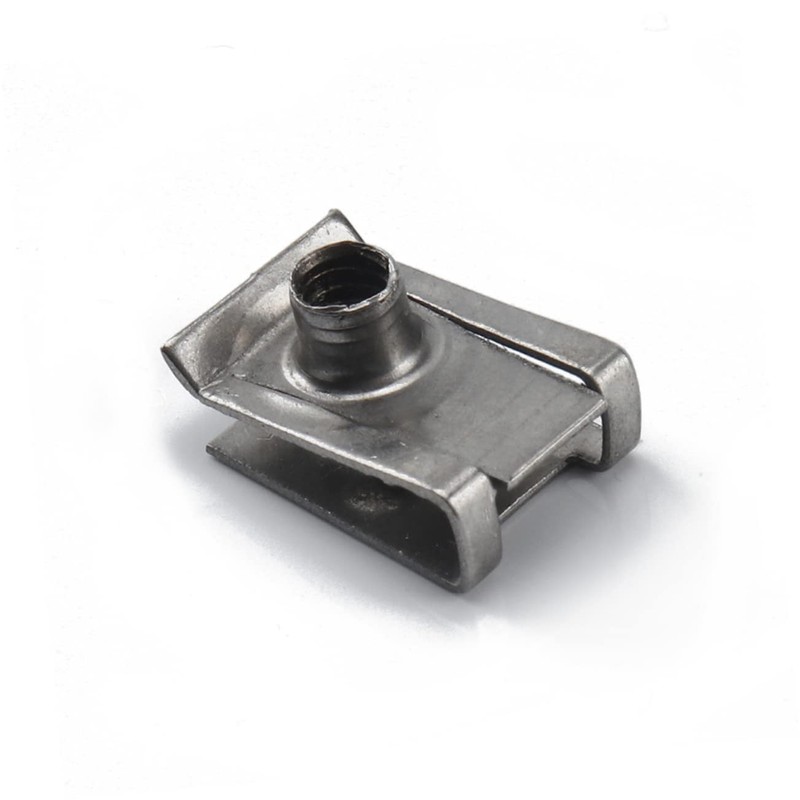 ULTECHNOVO 100pcs Motorcycle u Clip Nuts Manganese Steel Spire u