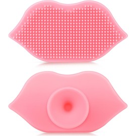 Giesiery Cepillo Exfoliante De Labios De Silicona (2 Unidades), Herramienta Para Conseguir Unos Labios Más Suaves Y Voluminosos Para Hombres Y Mujeres (Color A)