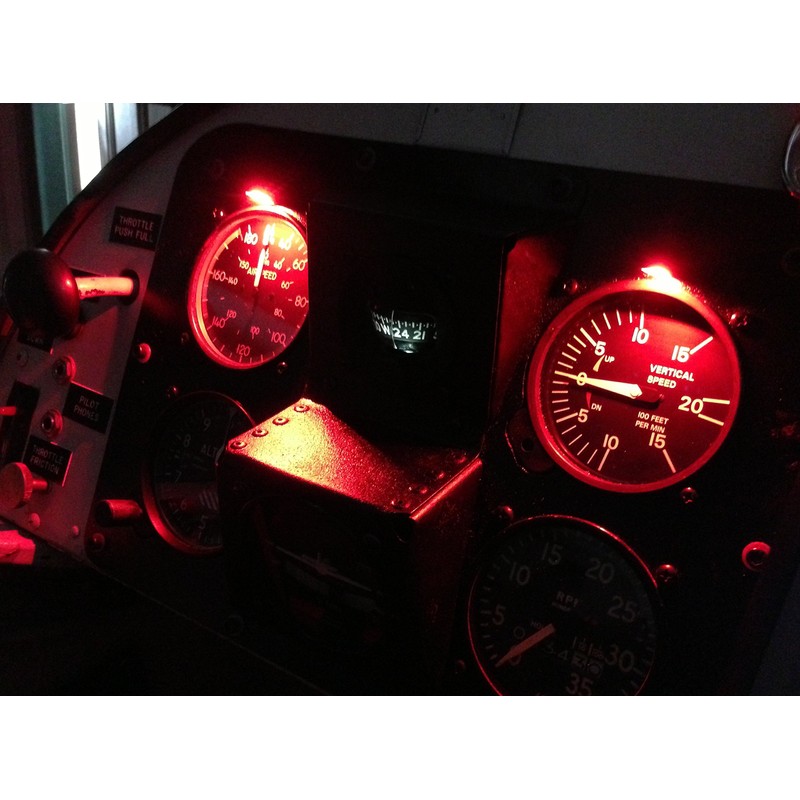 PilotLights 12 Volt DC Instrument Panel Light, Post Light -