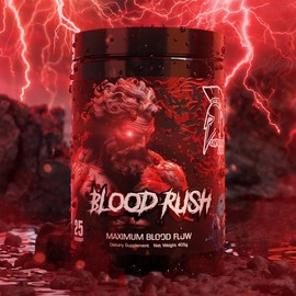 BLOOD RUSH: Maximum Blood Flow Supplement - Stack For Optimum Workout Fitness Muscle - Flavor: Snow Cone