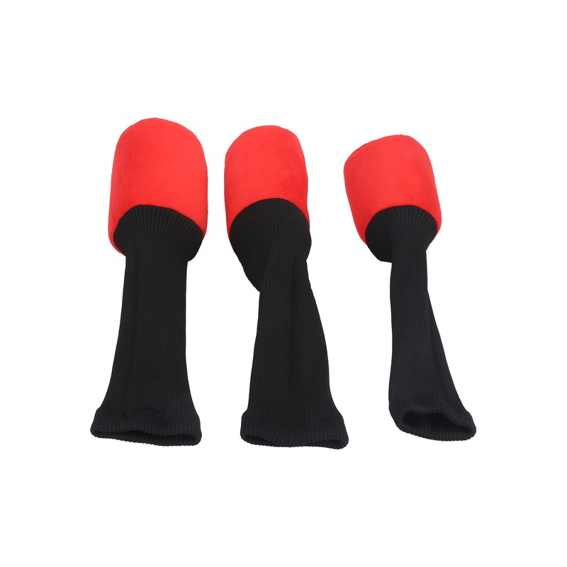 3pcs Durable Head Golf Cover Headcover Clubs Cover Protector for