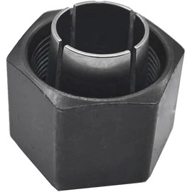 1/4",1/2",12mm Router Collet And Nut Set For Dewalt DW6214 DW618 Router with Reducer Sleeves 1/2"-3/8", 12.7mm-6mm, 12.7mm-8mm (6 Pck)