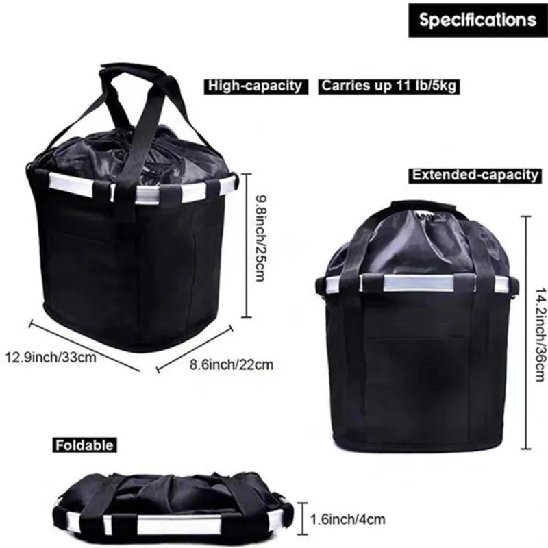 E-Bike Pet BasketColor: Black