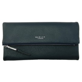 Radley London Purse Flapover Wallet Soft Pebbled Leather Large Coleman Street (Navy)
