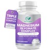 Magnesium Glycinate Complex -120 Capsules -Magnesium Glycinate Bisglycinate, Malate, Taurate