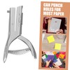 CORHAD Single Hole Puncher Card Puncher PVC Business Card for