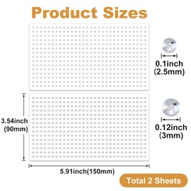 Winsyison 900pcs Face Gems Stickers, Bling Self-Adhesive Face Jewels for Women, 2 Sizes Mini Rhinestones Makeup Stickers for Festivals- Silver