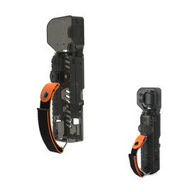 SHEAWA DJI Osmo Pocket 3 Case with Anti-Drop Strap and Mount Adapter, Hard Case Full Protection Cover, Gimbal Protection, Screen Protection, Breathable, Shockproof, Scratch-Resistant, Convenient