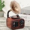 Retro Gramophone Classic Turntable Stereo Sound Vinyl Record Player for