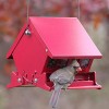 Heritage Farms Absolute II Mini Squirrel Proof Bird Feeders Red
