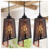 Shining gold Industrial Black Pendant Light Fixture Vintage Mini Black