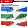 RDTRDT 28-Piece Hex Key Allen Wrench Set, SAE & Metric