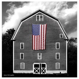 Thirstystone 4-Piece Farmhouse Flag Coaster Set