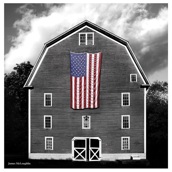 Thirstystone 4-Piece Farmhouse Flag Coaster Set