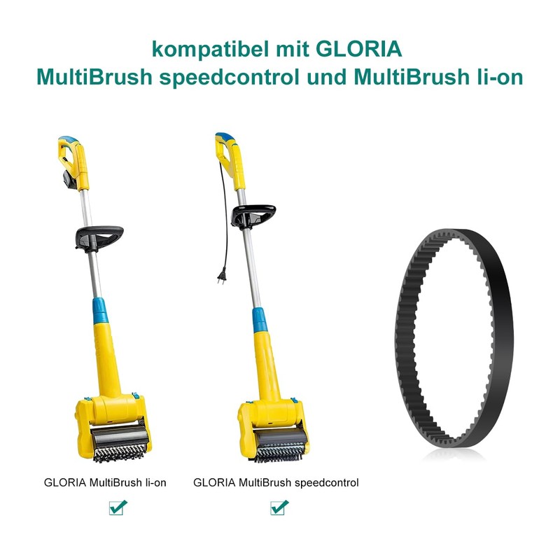 Lenink 1 x V-belt timing belt compatible with Gloria MultiBrush