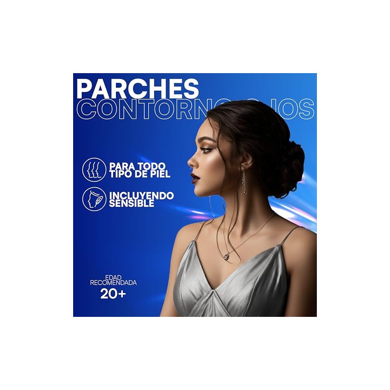 Parches (Eye patches) para contorno de ojos anti-ojeras y mirada