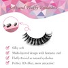10 Pairs of 3D False Eyelashes, Reusable False Eyelashes, D