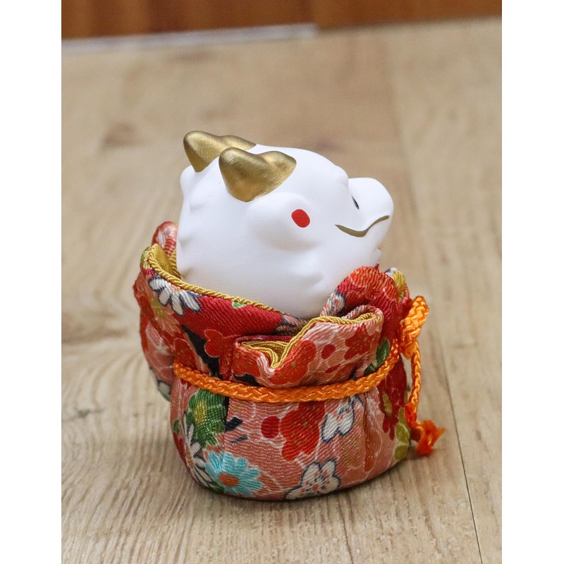 Yakushi Kiln Nishikisai Ryu (Fukufuku Drawstring Bag), Auspicious Success and