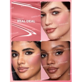 Sheglam Color Bloom Rubor Líquido Con Acabado Mate Tono Del Maquillaje Real Deal
