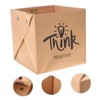 KOMBIUDA Kraft Paper Storage Bag Washable Reusable Pouch for Vegetables