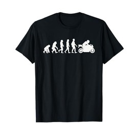 Man Evolution Motorcycle Crotch Rocket Sports Bike T-Shirt