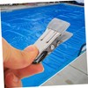 BESPORTBLE 30pcs Stainless Steel Winter Pool Cover Clips Durable Multi