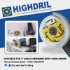 HIGHDRIL Diamond Tile Blade 3" 75mm x Arbor 3/8" 10mm