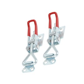 Partuto Car Pull Latch Toggle Latch Clamp Hasp with Hole 100Kg 220Lbs 2pcs Replacement