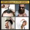 VEQENIFY Bartwuchsmittel männer, Beard Growth Kit mit DermaRoller, Bartwuchs Kit,