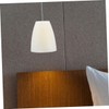 GRIRIW 3pcs Decorative Table Lamp Shade Plastic Lamp Cover Replacement