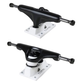 Core Skateboard Trucks 5.0 (7.75") Black/White Base, Premium Bushings