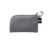 Lep Porte GY Mask Case, Gray, Antibacterial Material with Carabiner