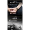 Zanipolo Tartzini Men's Silver Gold Bracelet, Hand Cuff, Handcuff, Surgical