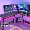 Devoko L Shaped Gaming Desk Computer Desk 51” Office Corner