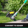 Litheli Cordless String Trimmer 12 Inch, 20V Battery Grass Trimmer