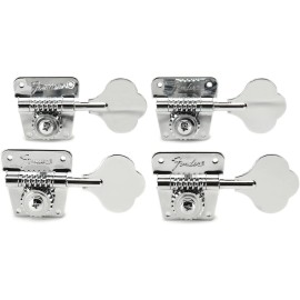 Fender Pure Vintage '70s Bass Tuning Machines (Set of 4) (2-pack) Bundle