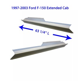 ClassicParts4u 1997 1998 1999 2000 - 2003 Ford F-150 EXTENDED CAB OUTER ROCKER PANELS New-1PAIR