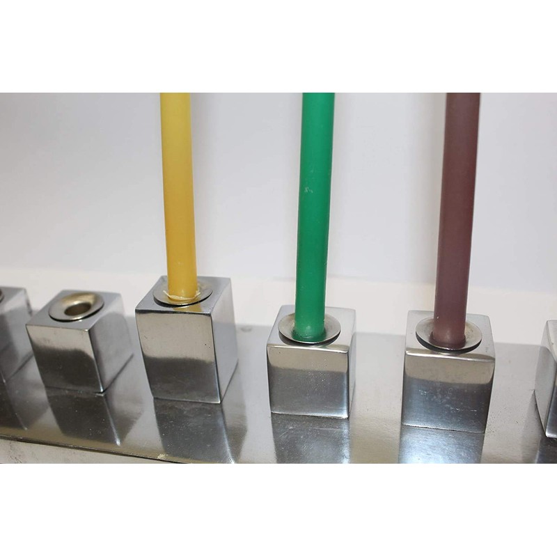 Metal Candle Cups with Round Flat Base - Prevents Wax