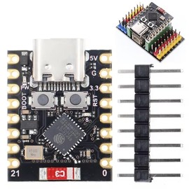 TECNOULAB 2 Sets ESP32-C3 Development Board and Extension Board ESP32 Supermini WiFi BT