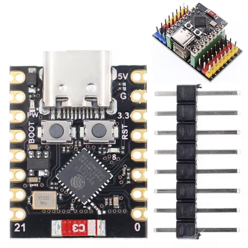 TECNOULAB 2 Sets ESP32-C3 Development Board and Extension Board ESP32