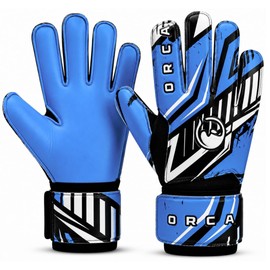 Youth Soccer Goalie Gloves, Kids Football Goalkeeper Gloves Ages 6-13
