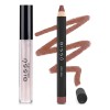 Delineador Lapiz Labial + Brillo Labial Glitter Bissú