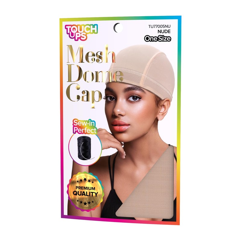 TouchUps Mesh Dome Wig Cap For Wig Making Stretchable Dome